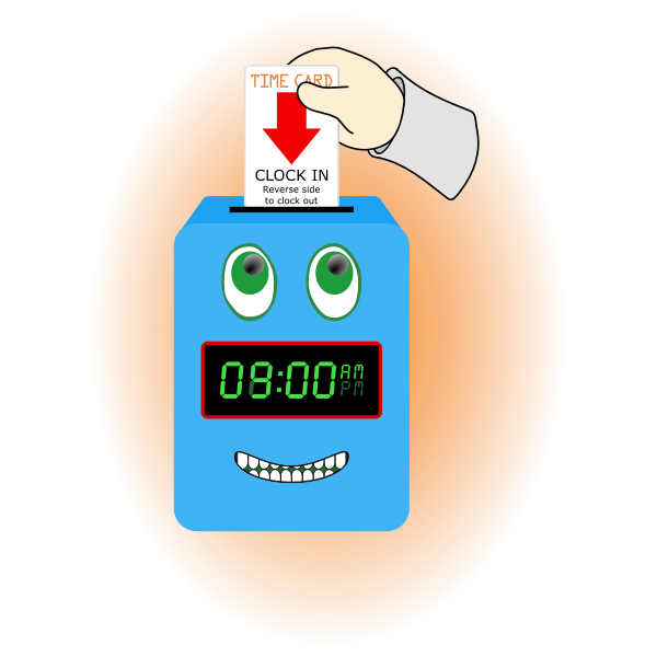 SVG Happy time card