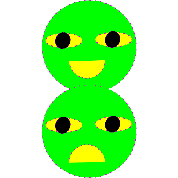 SVG happy vs sad