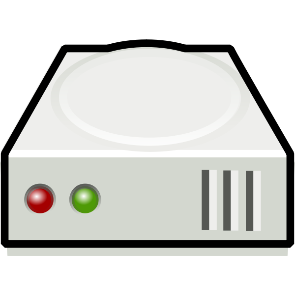 SVG Hard disk icon vector image