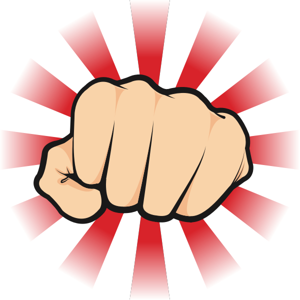 SVG Hard punch icon