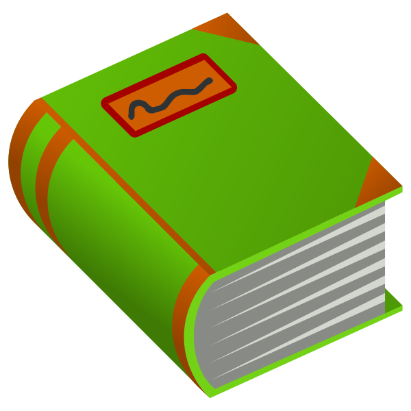 SVG Hardback book vector image