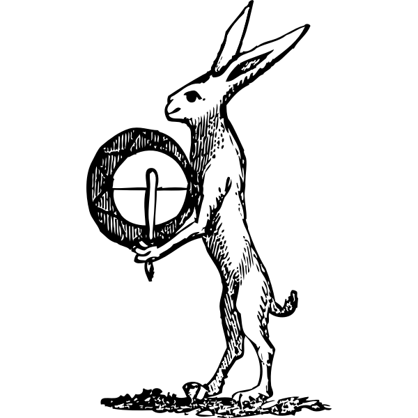 SVG hare and tabor