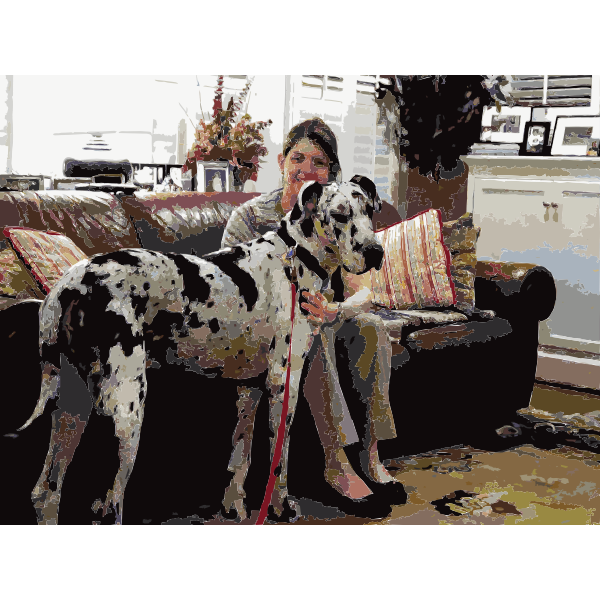 SVG Harlequin Great Dane 2015020725