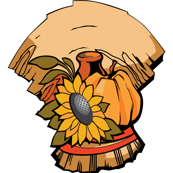 SVG Harvest banner vector image