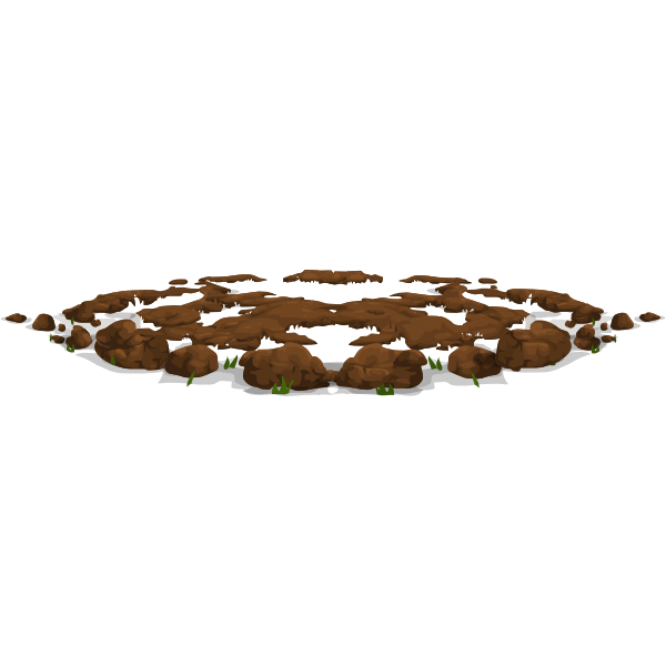 SVG harvestable resources dirt pile