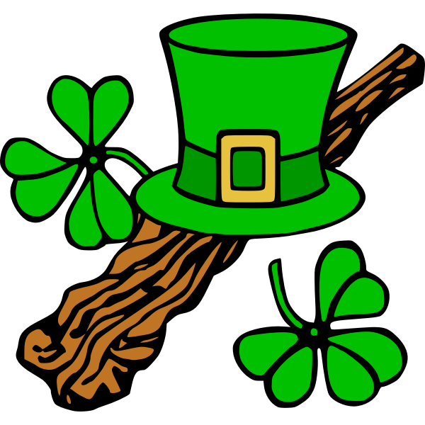 SVG Hat and shillelagh colour
