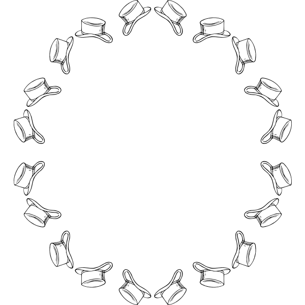 SVG Hat frame
