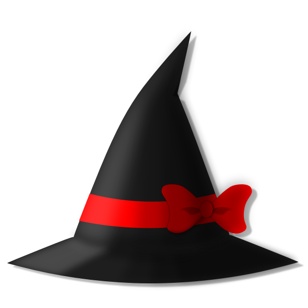 SVG Hat with red ribbon