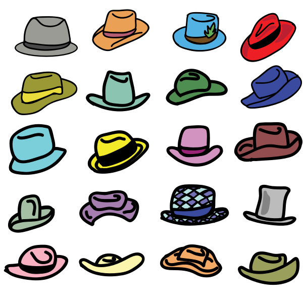 SVG Hats collection