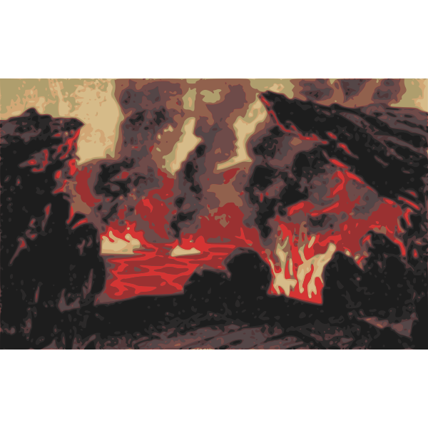 SVG Hawaii Lava