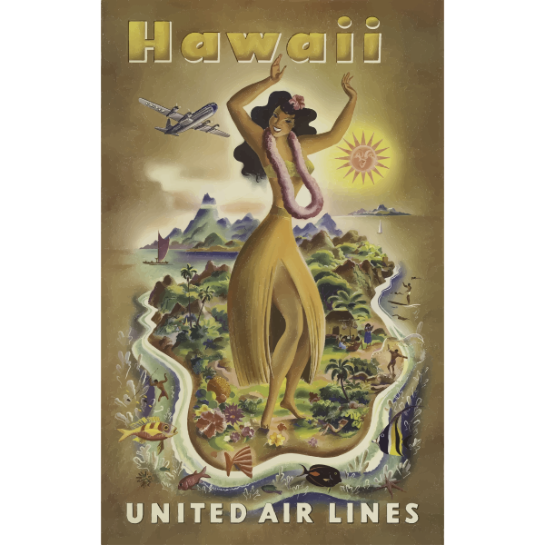 SVG Hawaii poster