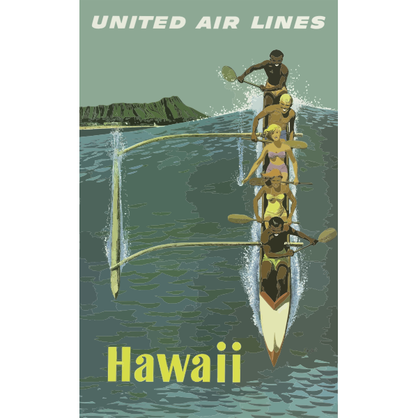 SVG Hawaiian poster