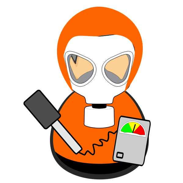 SVG HAZMAT worker
