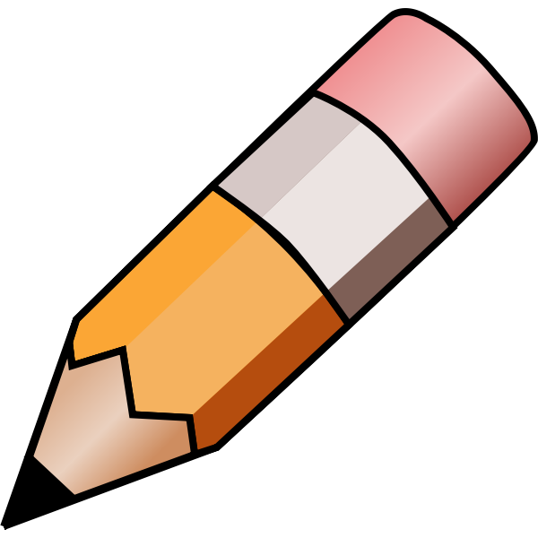 SVG HB pencil vector image