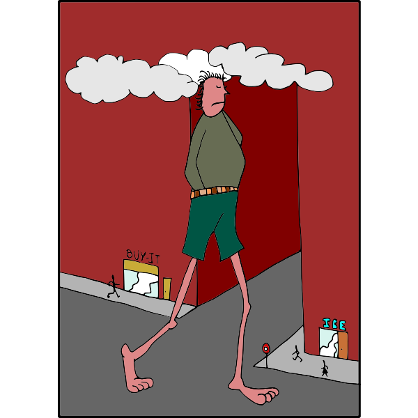 SVG Head in the clouds