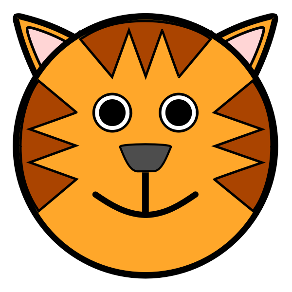 SVG Head of a cat