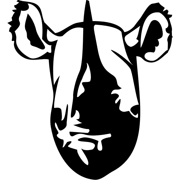 SVG Head of a rhino