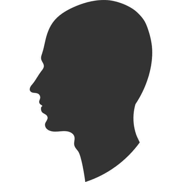 SVG Head profile