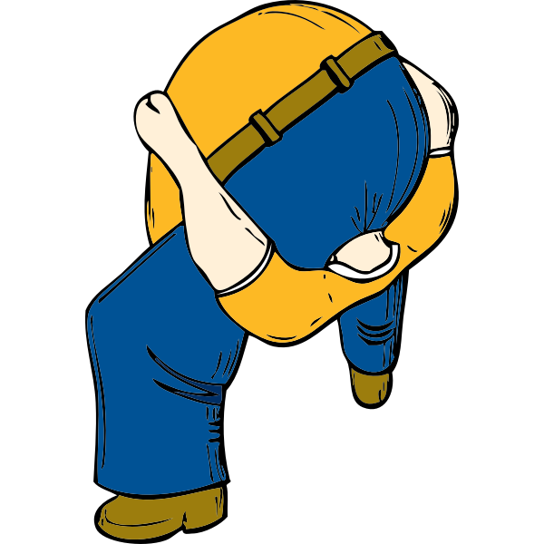 SVG head up ass