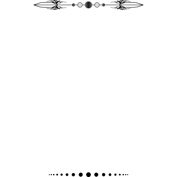 SVG Header and footer