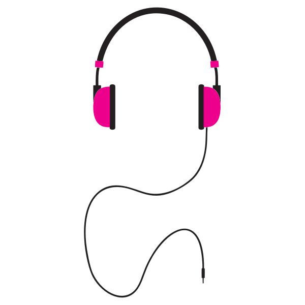 SVG Headphones Illustration
