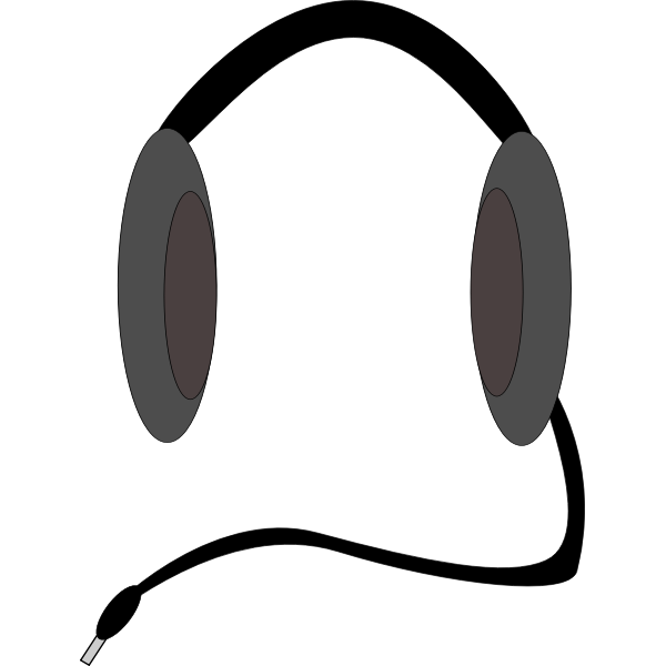 SVG Headphones vector