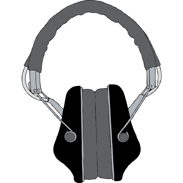SVG Headphones vector image