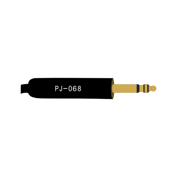 SVG Headset or microphone plug vector image