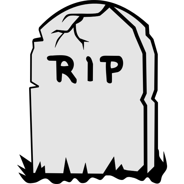 SVG Headstone vector image