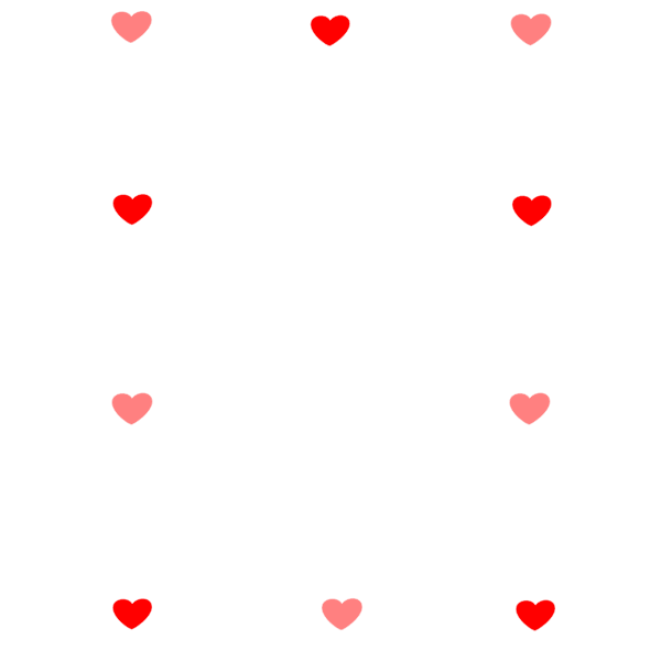 SVG Heart and candy border vector drawing