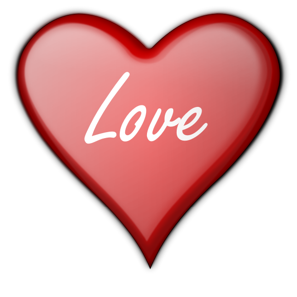 SVG Heart and love vector image