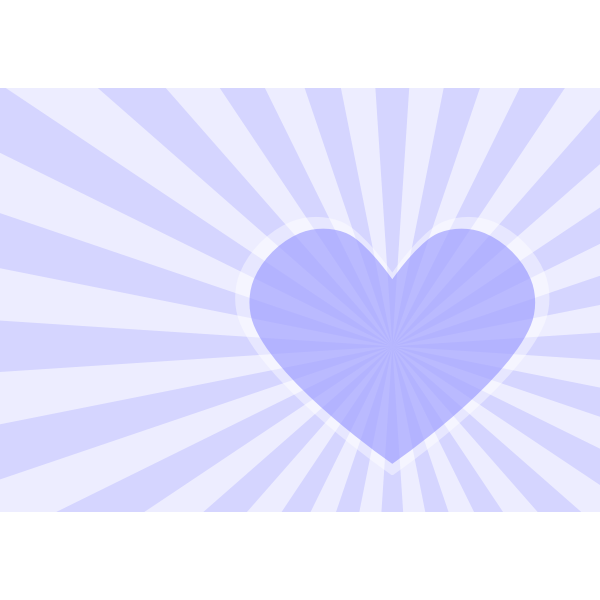 SVG Heart design in violet color