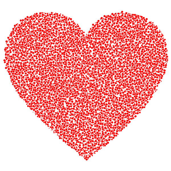 SVG Heart Dots
