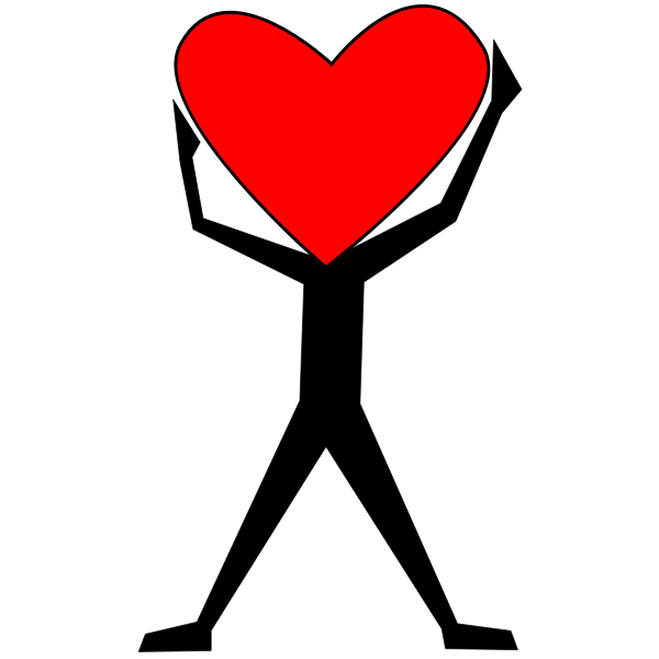 SVG Heart man