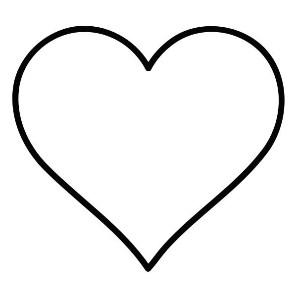 SVG heart outline