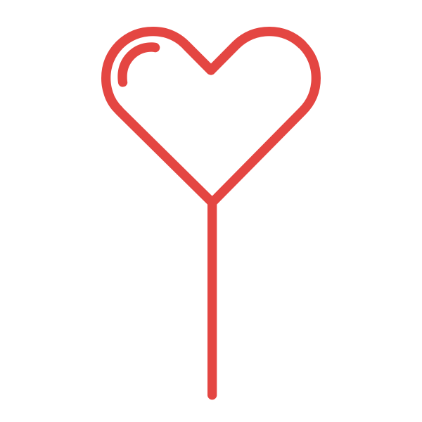 SVG Heart outline symbol