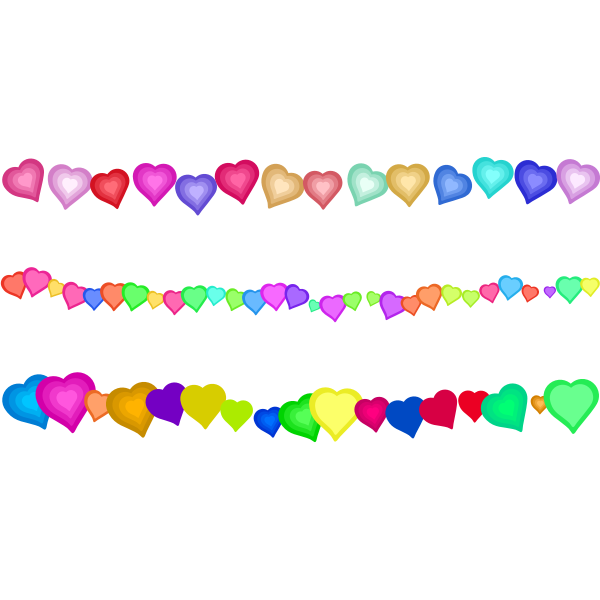 SVG Heart page border