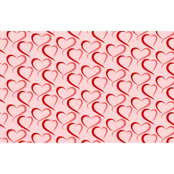 SVG Heart pattern on pink background