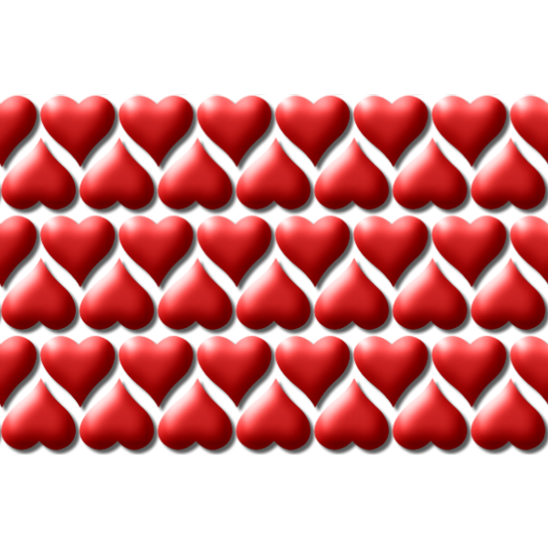 SVG Heart pattern vector illustration