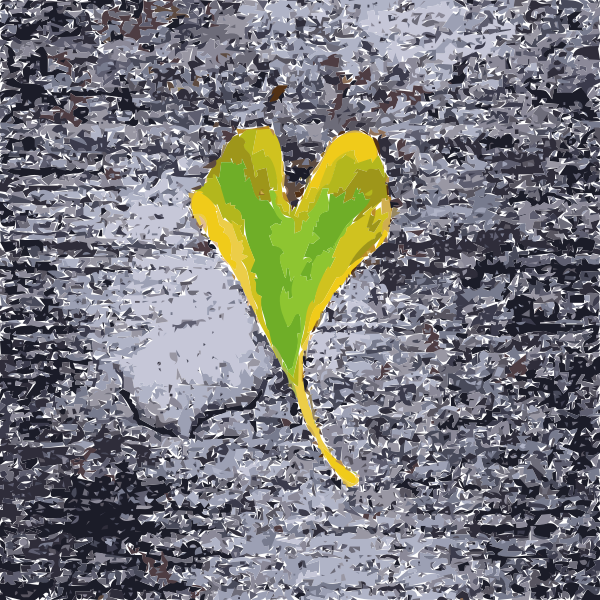SVG Heart shaped leaf 2015051202