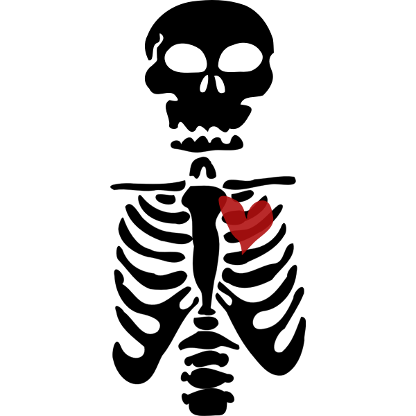 SVG Heart skeleton