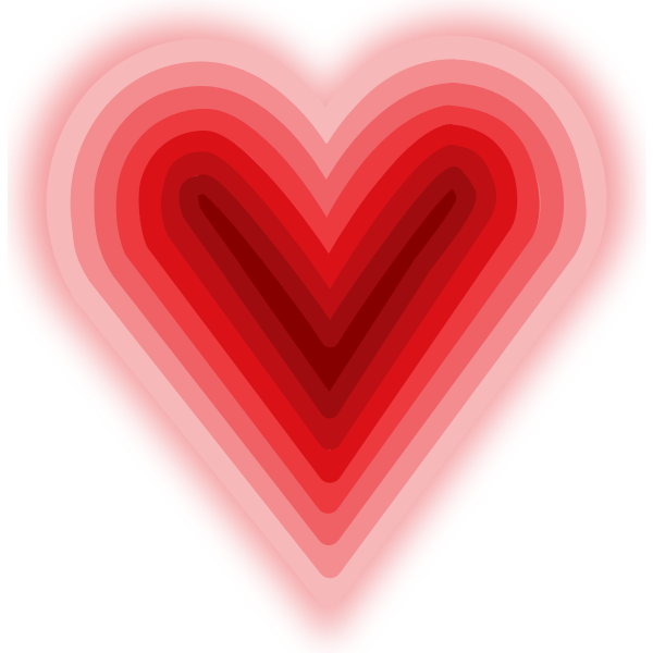 SVG Heart with deep