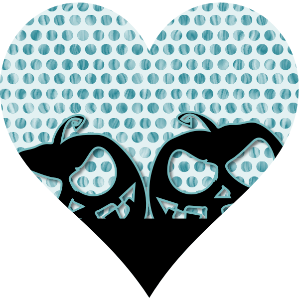 SVG Heart with dotted pattern