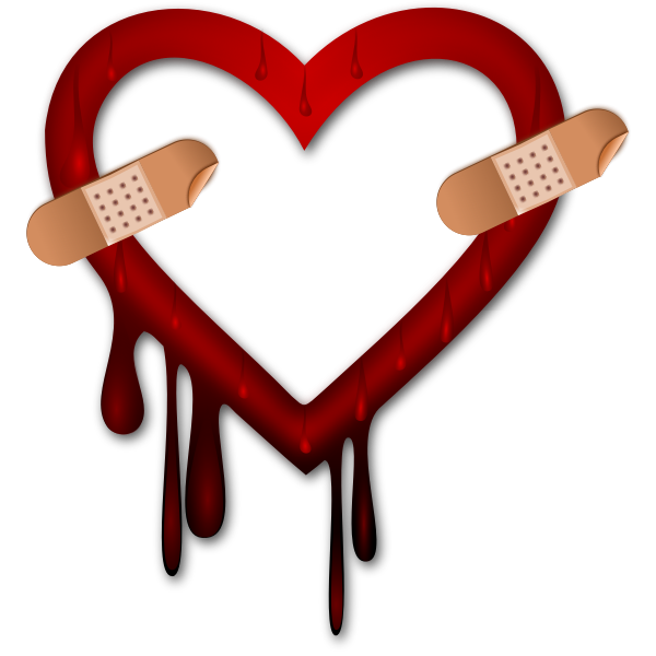SVG Heartbleed patch vector graphics