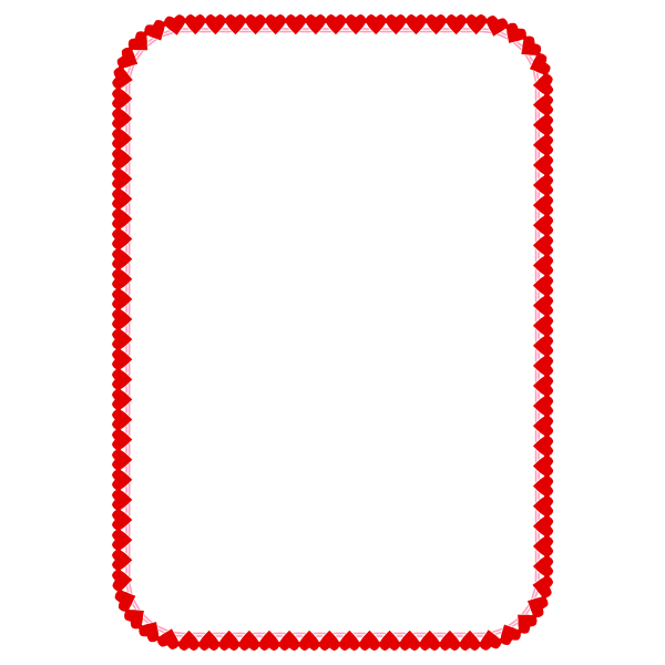 SVG Hearts A4 size