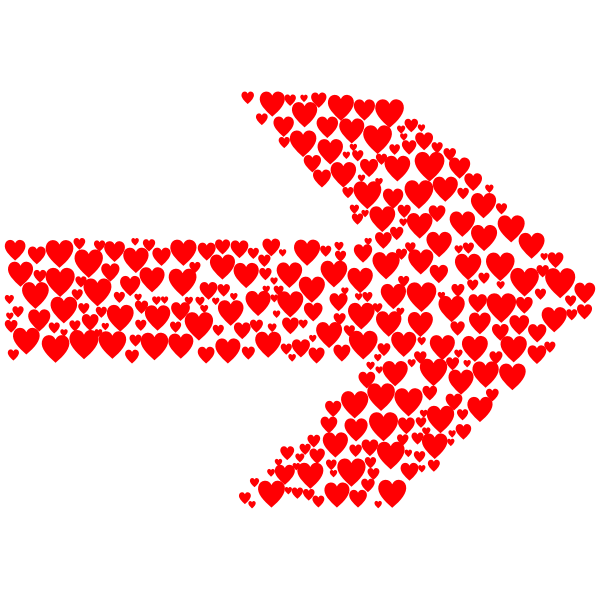 SVG Hearts Arrow