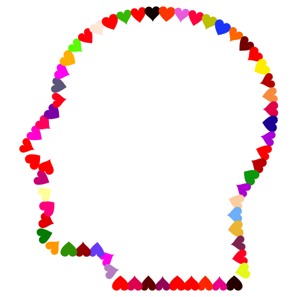 SVG Hearts head