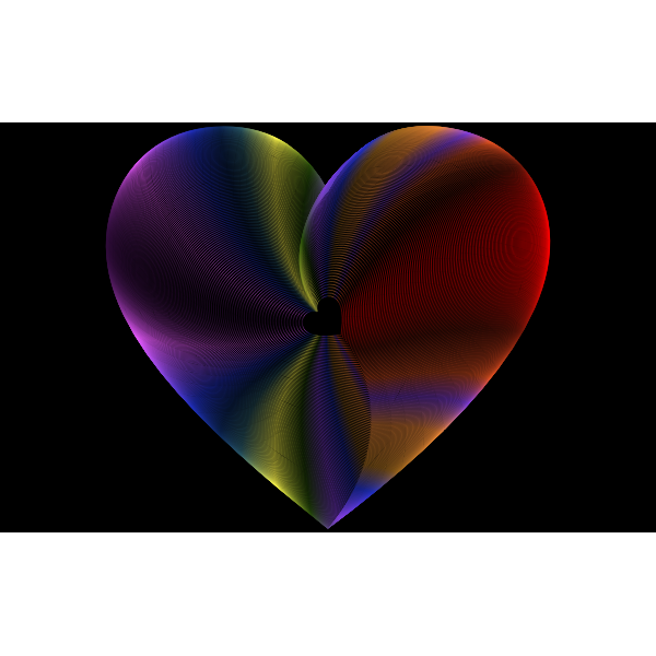 SVG Hearts In Heart Line Art Enhanced