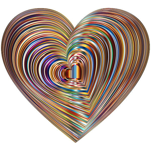 SVG Hearts In Heart Twist