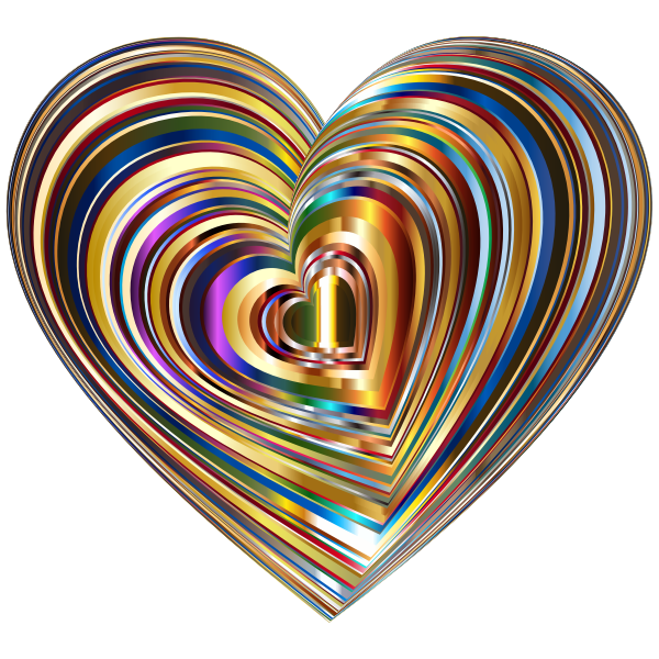 SVG Hearts In Heart Twist 2